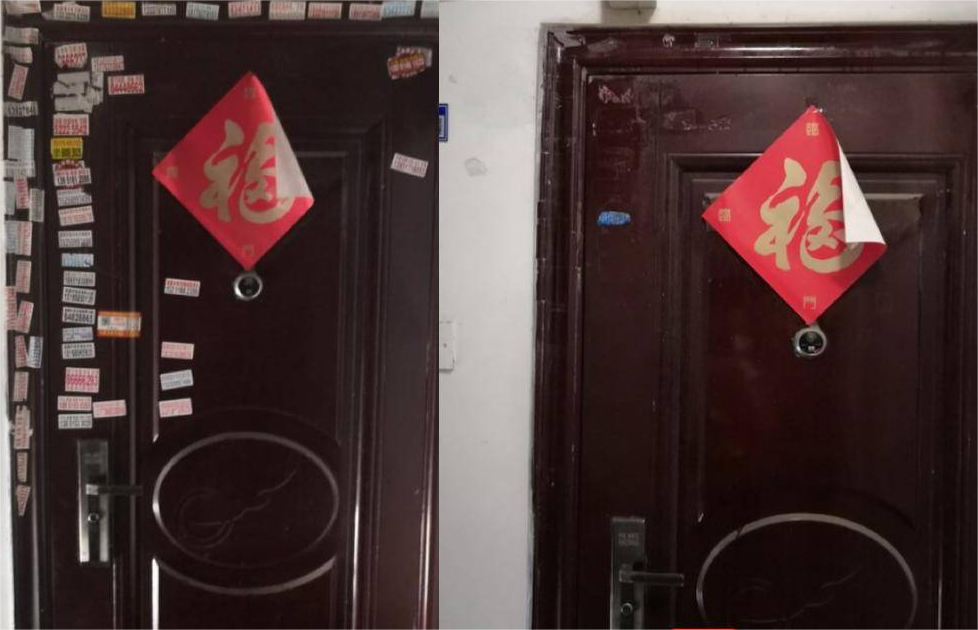 防盜門上的廣告貼紙怎么快速去除？防盜安全門保養(yǎng)妙招